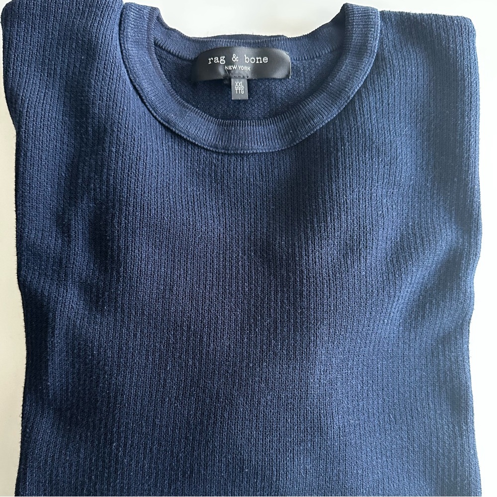 Sweater - Rag & Bone NYC - - Navy Blue - Men’s
